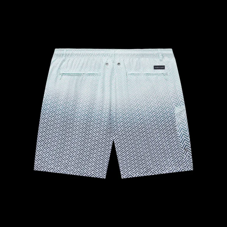 Dockside Swim Trunk - Herringbone Fade