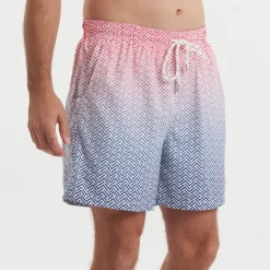 Dockside Swim Trunk - Herringbone Fade