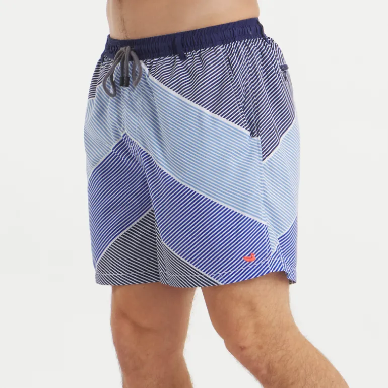 Dockside Swim Trunk - Port Lines