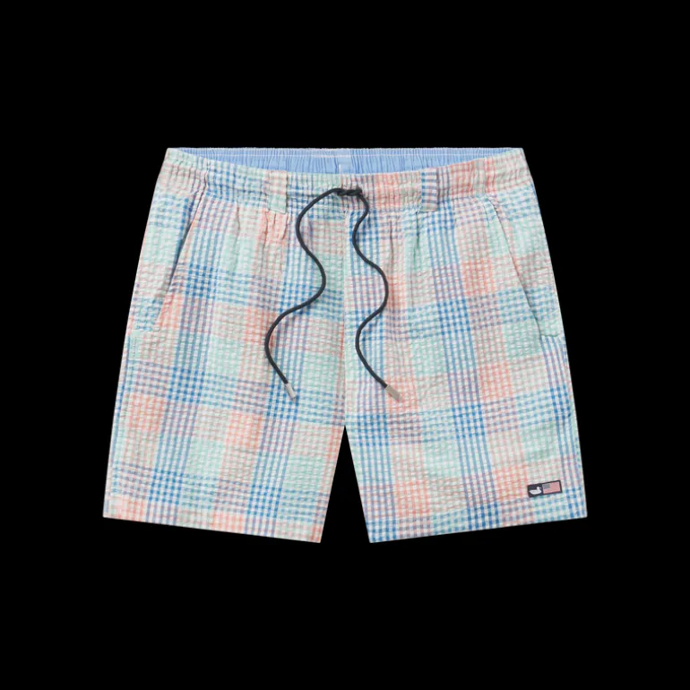Dockside Swim Trunk - Seersucker Gingham
