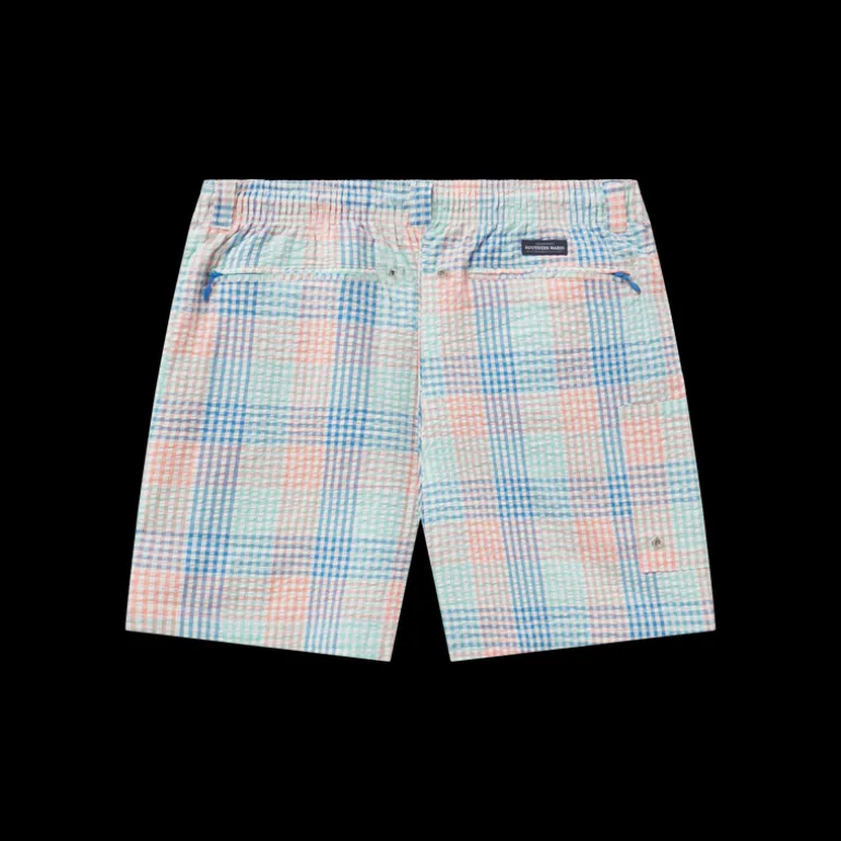 Dockside Swim Trunk - Seersucker Gingham