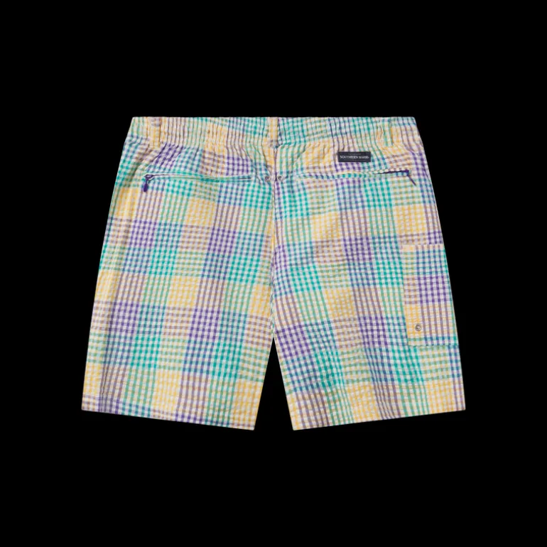 Dockside Swim Trunk - Seersucker Gingham