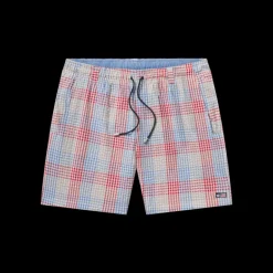 Dockside Swim Trunk - Seersucker Gingham
