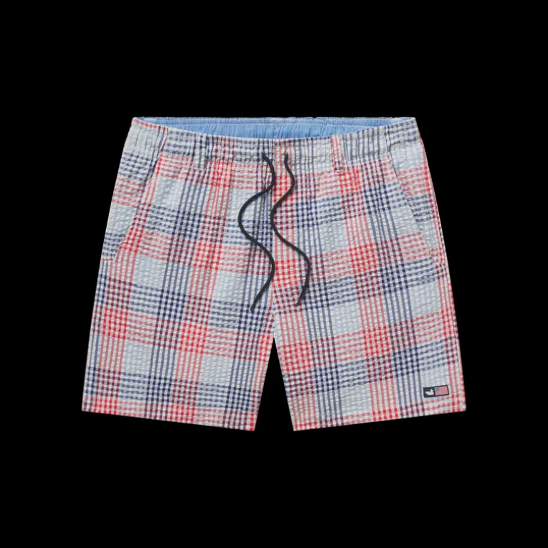 Dockside Swim Trunk - Seersucker Gingham