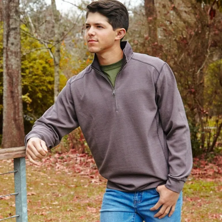 DownpourDRY Striped Stretch Pullover