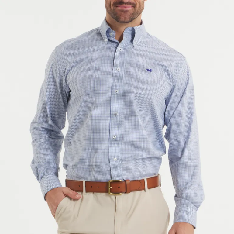 Dyer Performance Gingham Dress Shirt