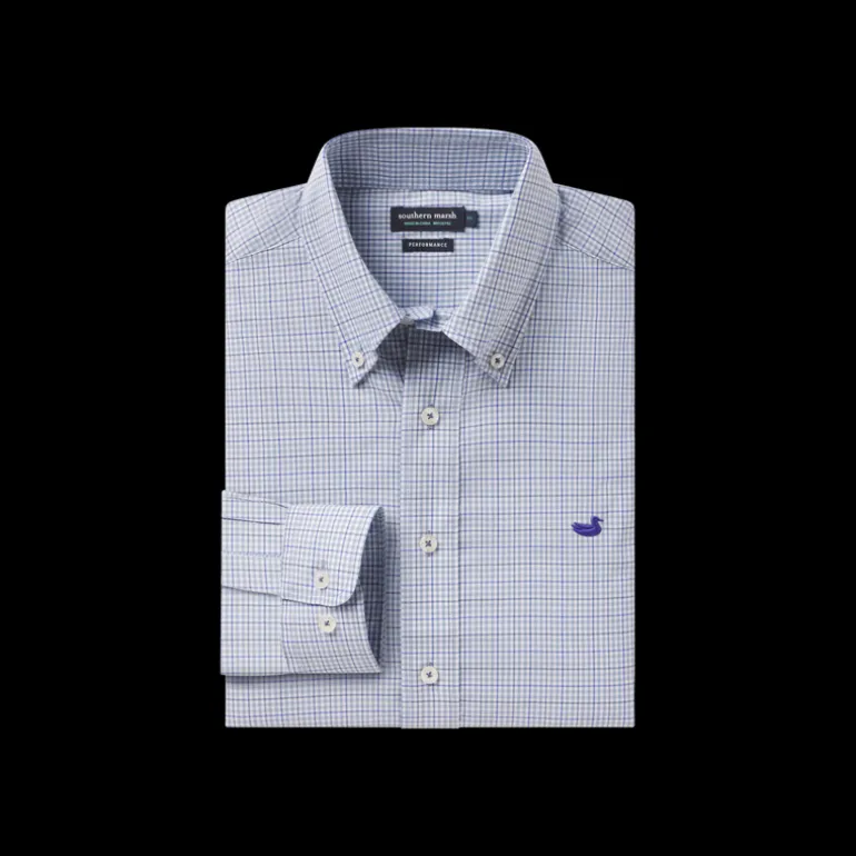 Dyer Performance Gingham Dress Shirt