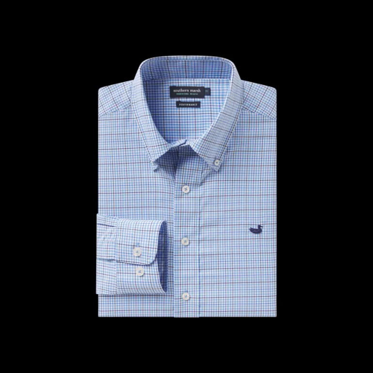 Dyer Performance Gingham Dress Shirt
