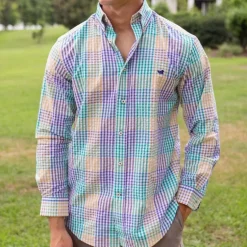 Everett Gingham Dress Shirt