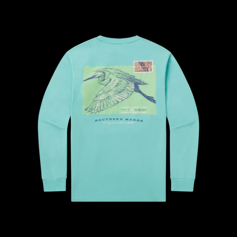 Expedition Series Tee - Heron - Long Sleeve