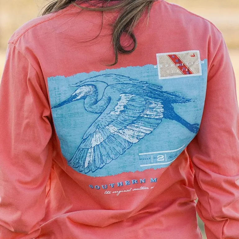 Expedition Series Tee - Heron - Long Sleeve