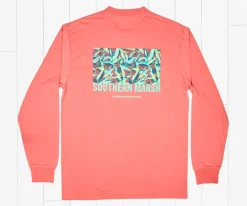 FieldTec™ Comfort Tee - Bayside Leaves - Long Sleeve