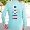 FieldTec™ Heathered Performance Tee - Flags - Long Sleeve