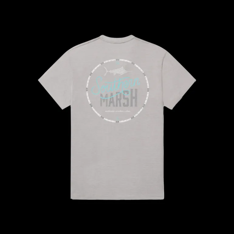 FieldTec™ Heathered Performance Tee - Marlin Time