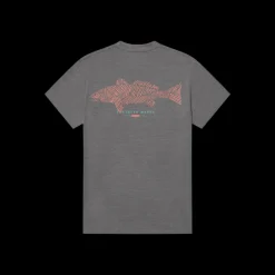 FieldTec™ Heathered Performance Tee - Redfish