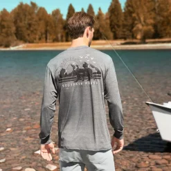 FieldTec™ Heathered Performance Tee - Bear - Long Sleeve