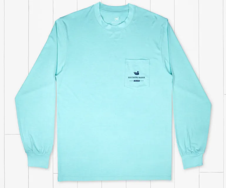 FieldTec™ Heathered Performance Tee - Flags - Long Sleeve
