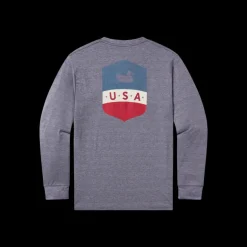 FieldTec™ Heathered Performance Tee - Liberty - Long Sleeve