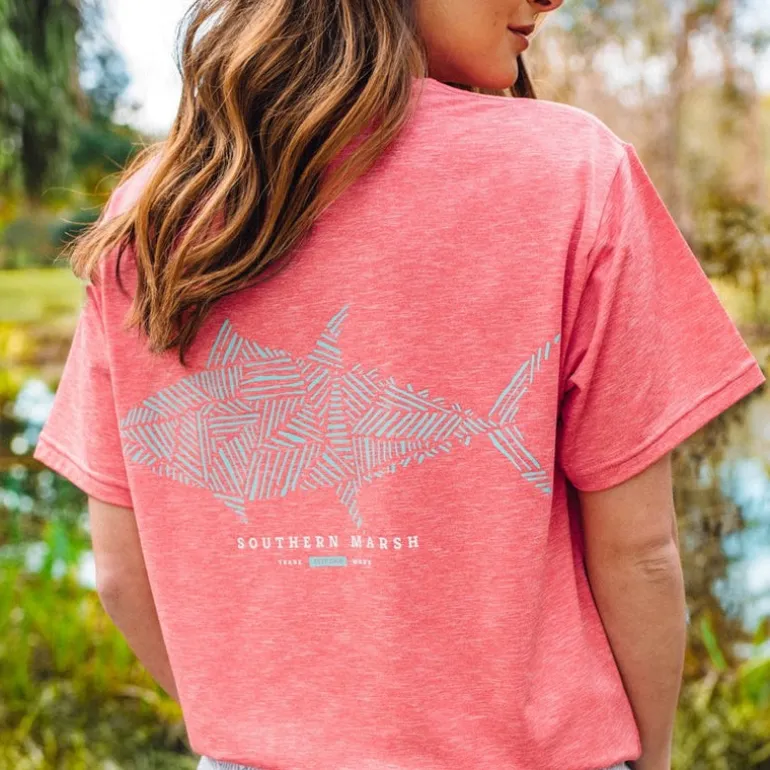 FieldTec™ Heathered Performance Tee - Tuna