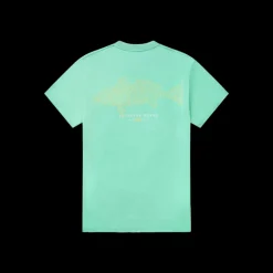 FieldTec™ Heathered Performance Tee - Redfish