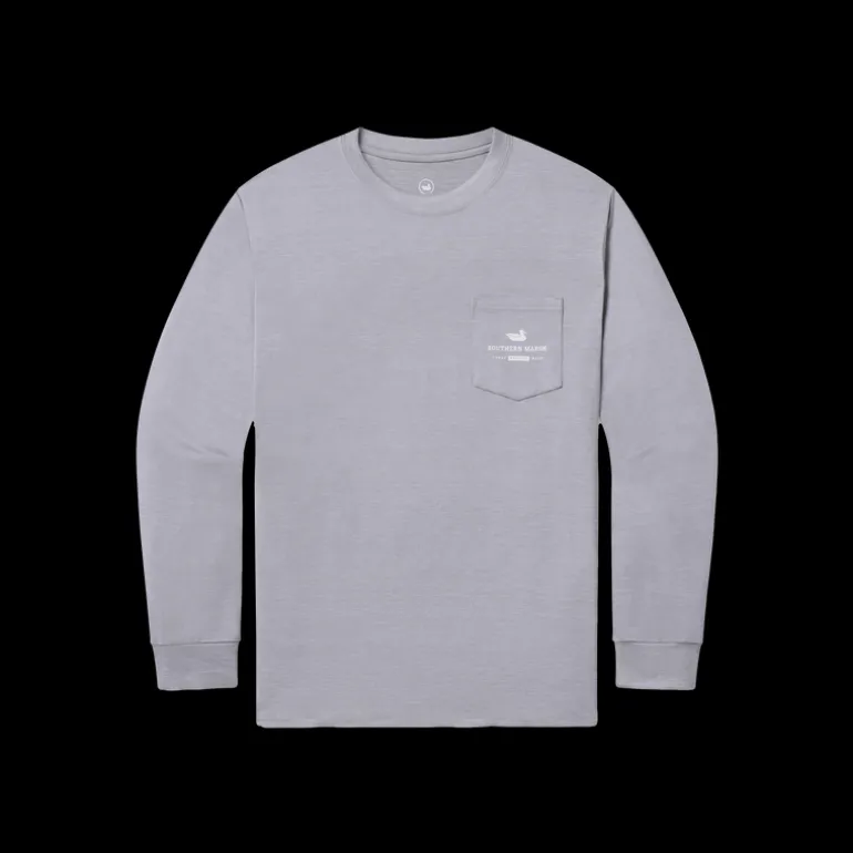 FieldTec™ Heathered Performance Tee - Marlin Time - Long Sleeve