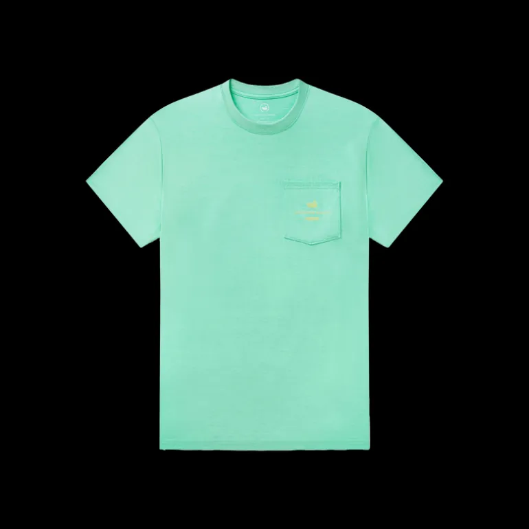 FieldTec™ Heathered Performance Tee - Redfish