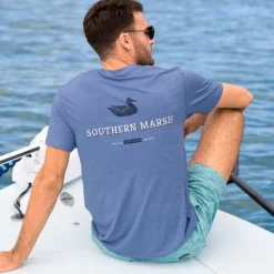 FieldTec™ Heathered Performance Tee - Trademark