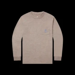 FieldTec™ Heathered Tee - Deepsea -  Long Sleeve