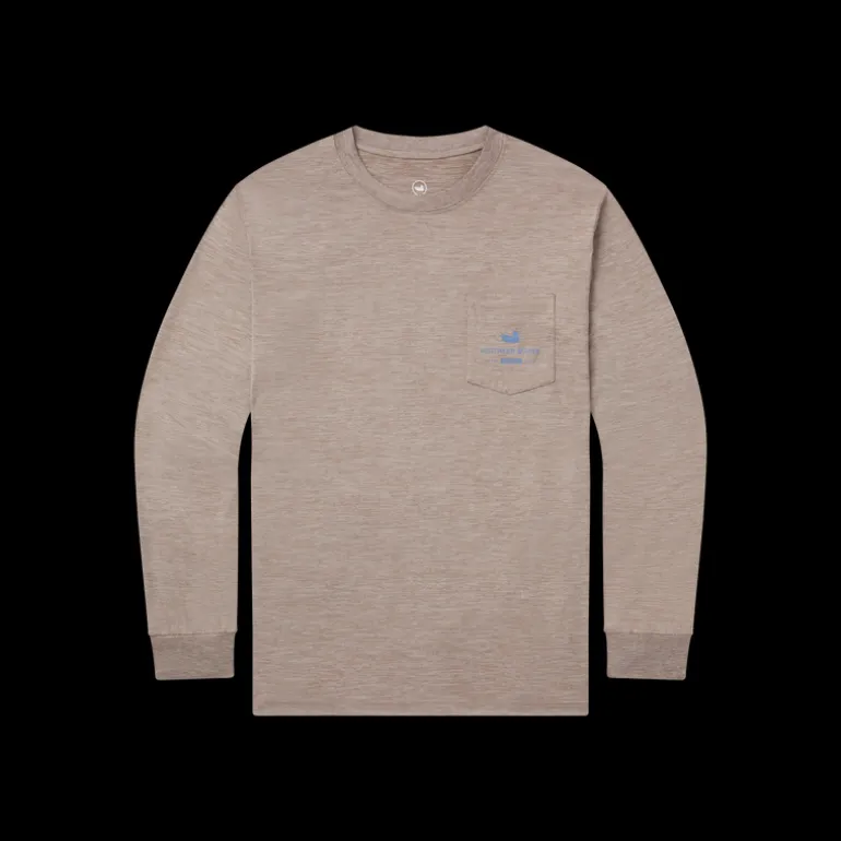 FieldTec™ Heathered Tee - Deepsea - Long Sleeve