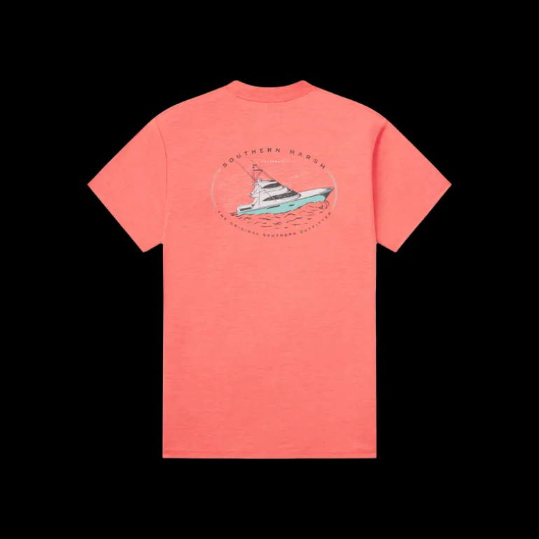 FieldTec™ Heathered Tee - Deepsea