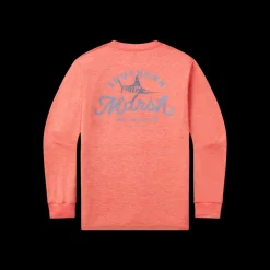 FieldTec™ Heathered Tee - Marlin Merc. Co. - Long Sleeve