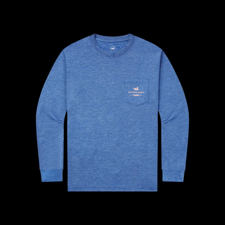 FieldTec™ Heathered Tee - Mahi Circle - Long Sleeve