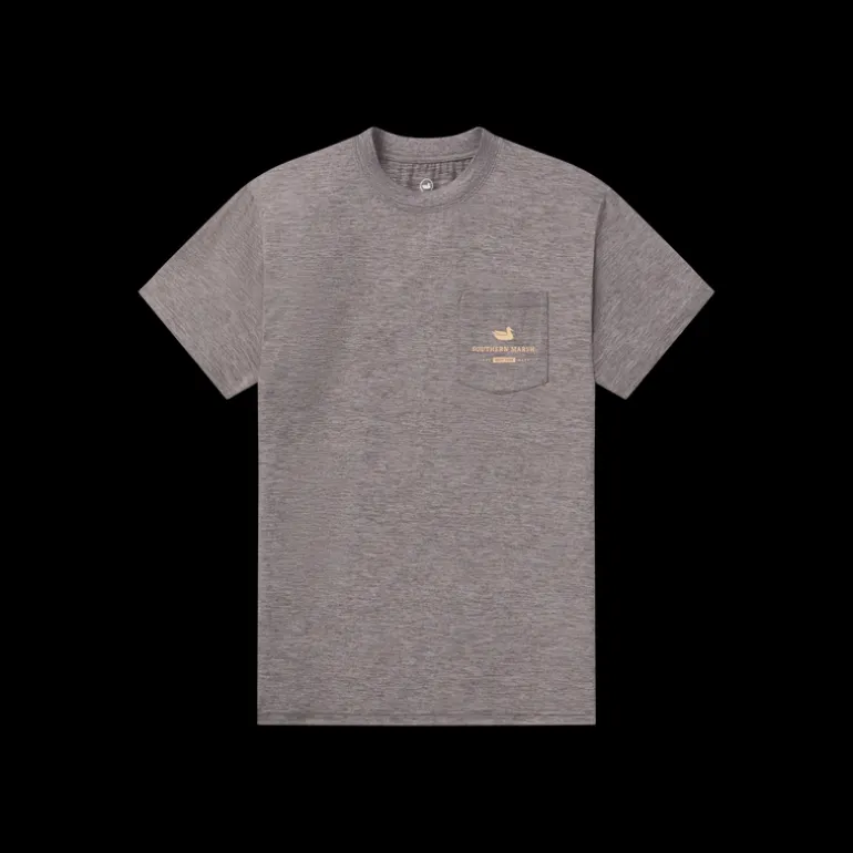 FieldTec™ Heathered Tee - Marlin Merc. Co.