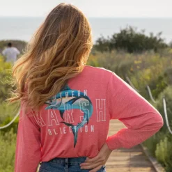 FieldTec™ Heathered Tee - Swordfish - Long Sleeve
