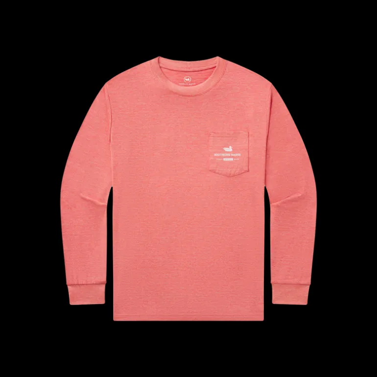 FieldTec™ Heathered Tee - Swordfish - Long Sleeve