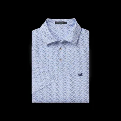 Flyline Performance Polo - Palm & Pineapples
