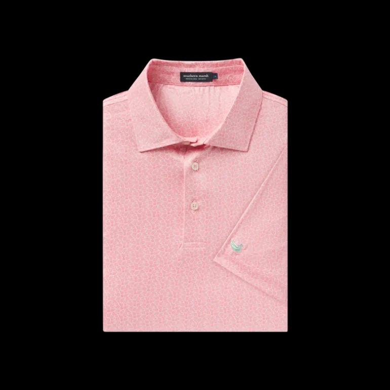 Flyline Performance Polo - Oysters & Lemons