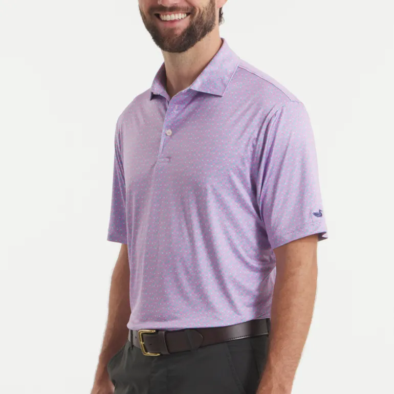 Flyline Performance Polo - Salt & Lime