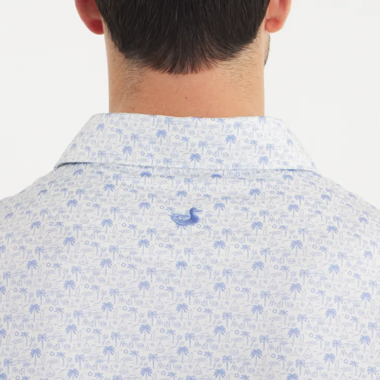 Flyline Performance Polo - Summertime Blues