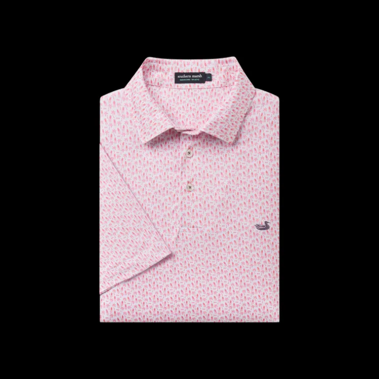 Flyline Performance Polo - Palm & Pineapples