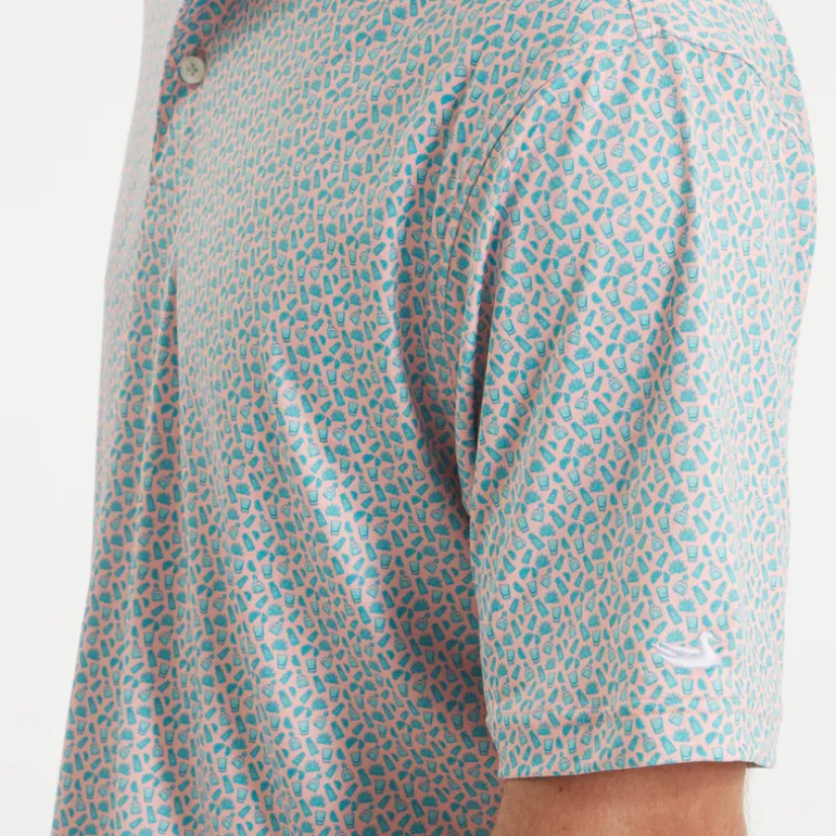 Flyline Performance Polo - Salt & Lime