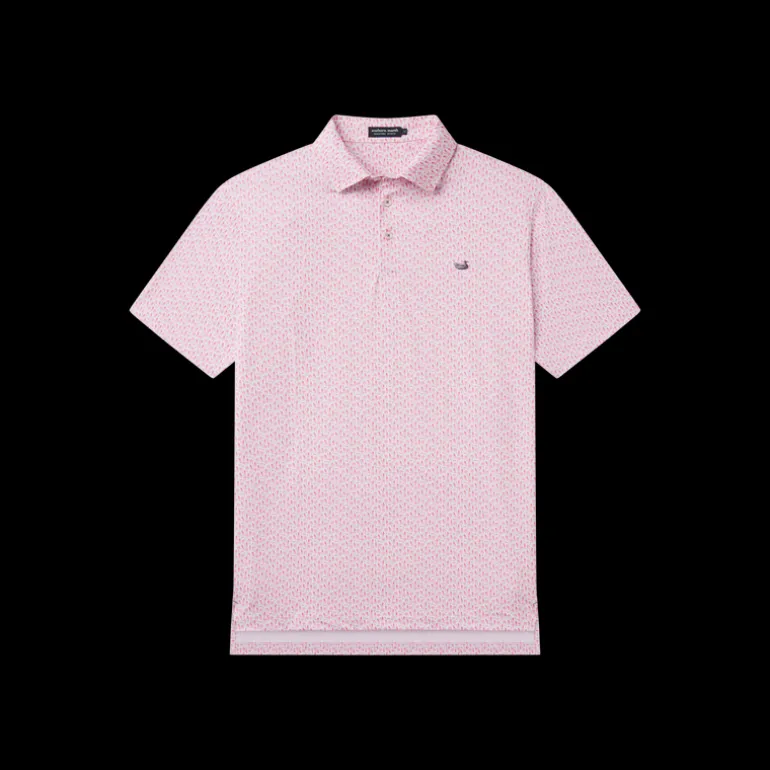 Flyline Performance Polo - Palm & Pineapples