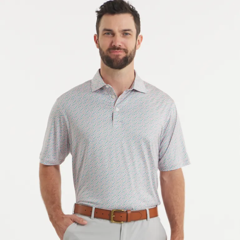 Flyline Performance Polo - Salt & Lime