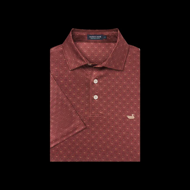 Flyline Performance Polo - Marsh Morning