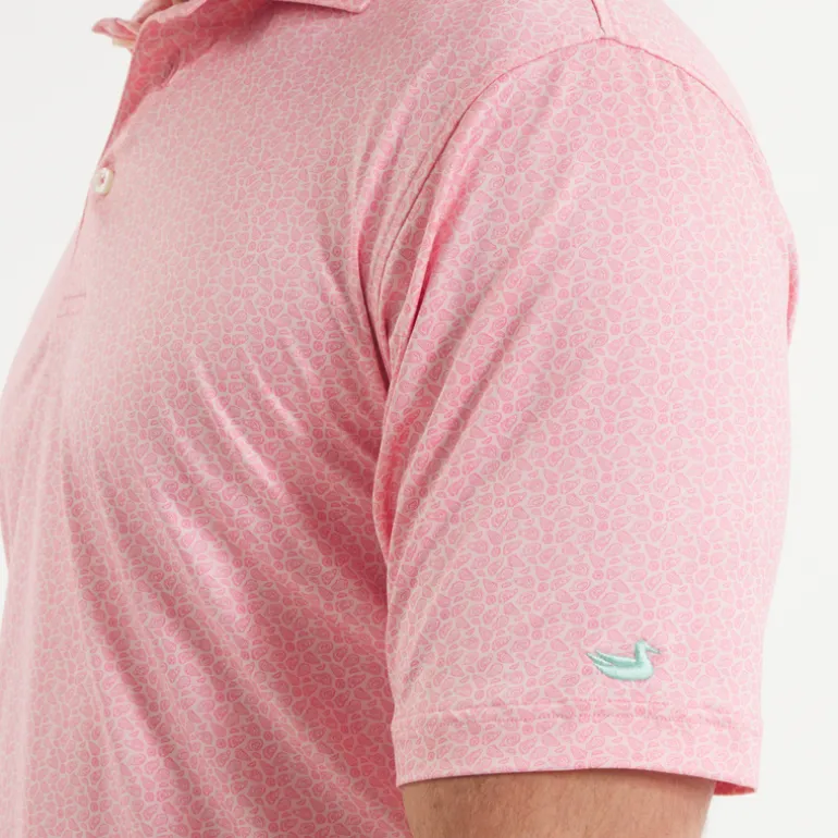Flyline Performance Polo - Oysters & Lemons