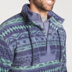 Four Corners Printed Pullover