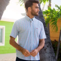 Franklin Performance Gingham Dress Shirt - Short Sleeve