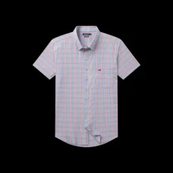 Franklin Performance Gingham Dress Shirt - Short Sleeve