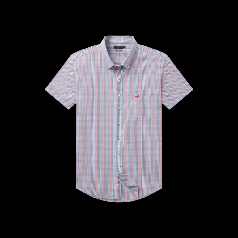 Franklin Performance Gingham Dress Shirt - Short Sleeve