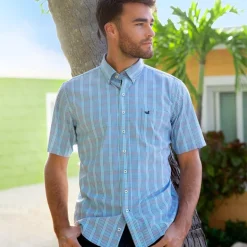 Franklin Performance Gingham Dress Shirt - Short Sleeve